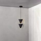 Legato Multi Tier LED Pendant Light Architectural Cone Hanging Chandelier Lamp