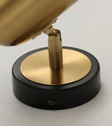 Leonardo Elegant Gold Metal Wall Sconce Bracket Light Fixture for Modern Indoor Decor