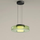 Levels Series Modern Layered Glass LED Pendant Light and Ceiling Hanging Fixture