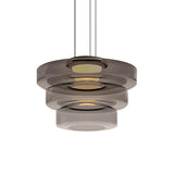 Levels Series Modern Layered Glass LED Pendant Light and Ceiling Hanging Fixture