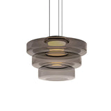 Levels Series Modern Layered Glass LED Pendant Light and Ceiling Hanging Fixture