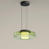 Levels Series Modern Layered Glass LED Pendant Light and Ceiling Hanging Fixture