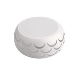 Modern Drum LED Flush Mount Ceiling Light Hollow Pattern Hallway Entryway Fixture