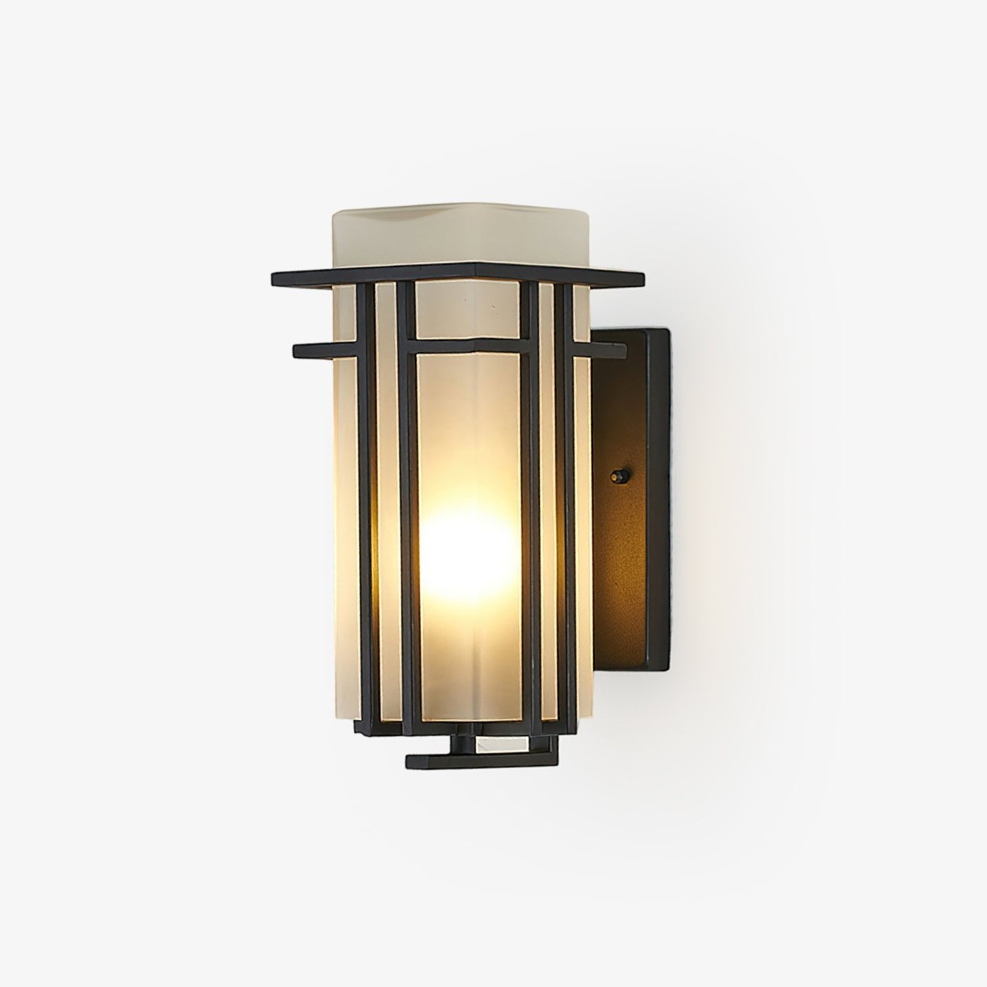 Linden Waterproof Iron Retro Outdoor Wall Sconce for Garden Entryway and Path Lighting