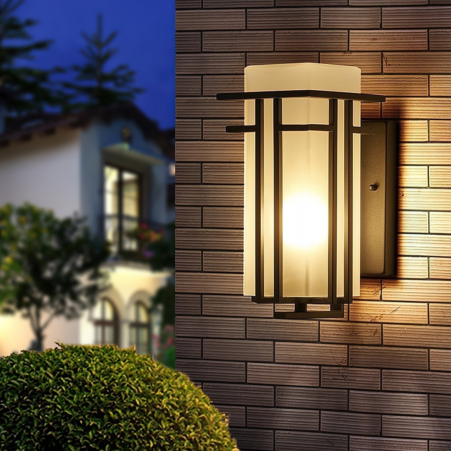 Linden Waterproof Iron Retro Outdoor Wall Sconce for Garden Entryway and Path Lighting