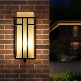 Linden Waterproof Iron Retro Outdoor Wall Sconce for Garden Entryway and Path Lighting