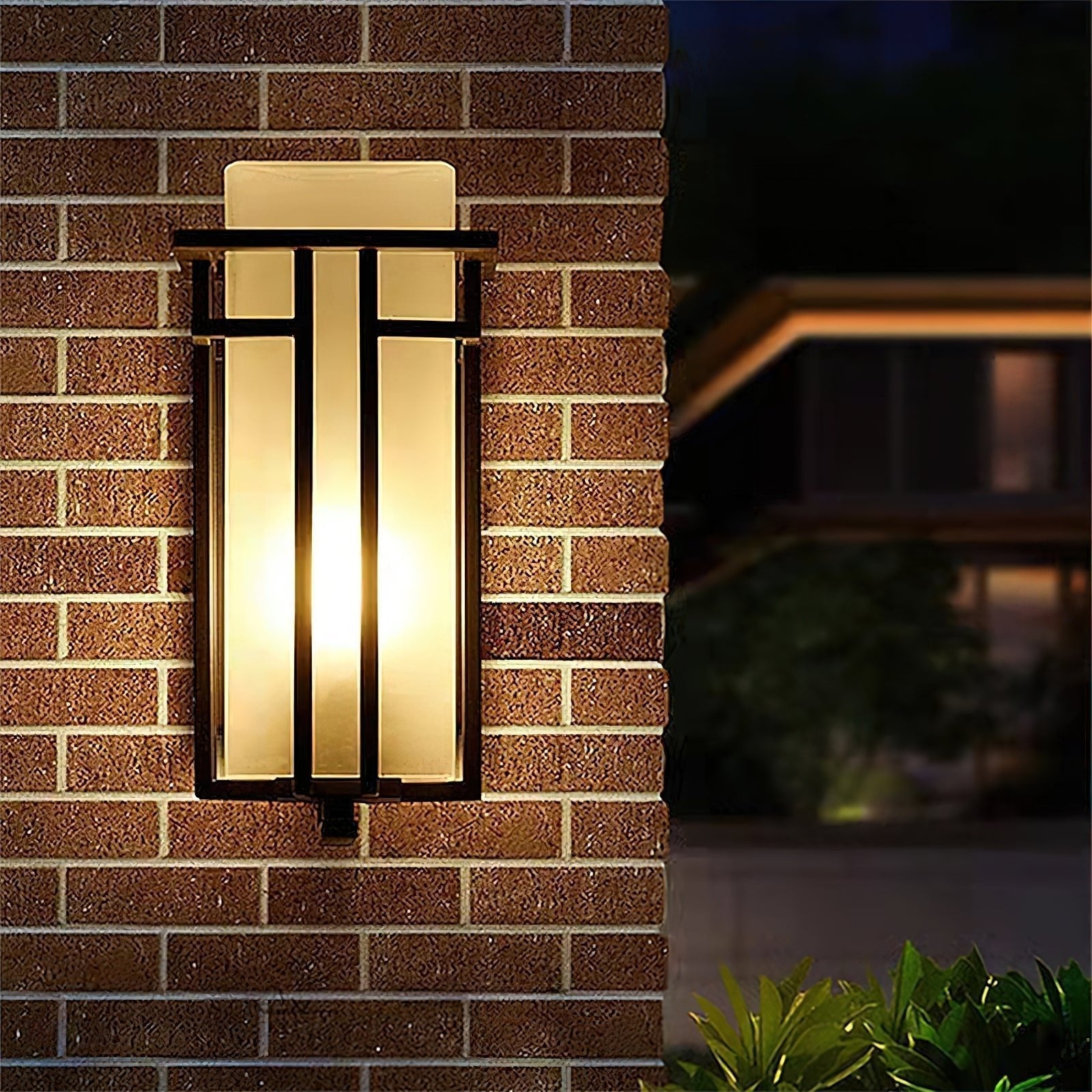 Linden Waterproof Iron Retro Outdoor Wall Sconce for Garden Entryway and Path Lighting