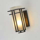 Linden Waterproof Iron Retro Outdoor Wall Sconce for Garden Entryway and Path Lighting