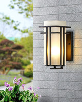 Linden Waterproof Iron Retro Outdoor Wall Sconce for Garden Entryway and Path Lighting