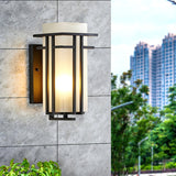 Linden Waterproof Iron Retro Outdoor Wall Sconce for Garden Entryway and Path Lighting