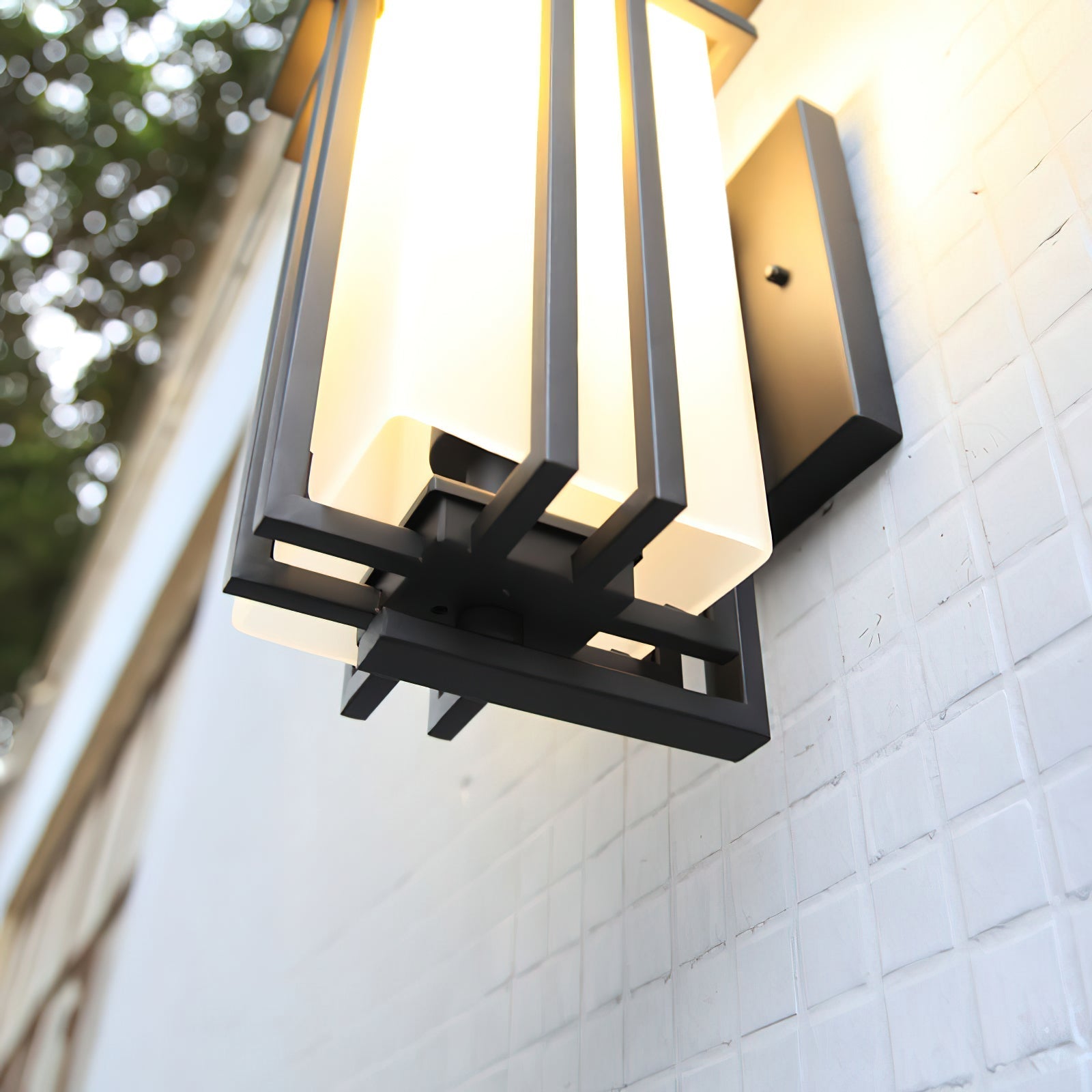 Linden Waterproof Iron Retro Outdoor Wall Sconce for Garden Entryway and Path Lighting