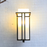 Linden Waterproof Iron Retro Outdoor Wall Sconce for Garden Entryway and Path Lighting