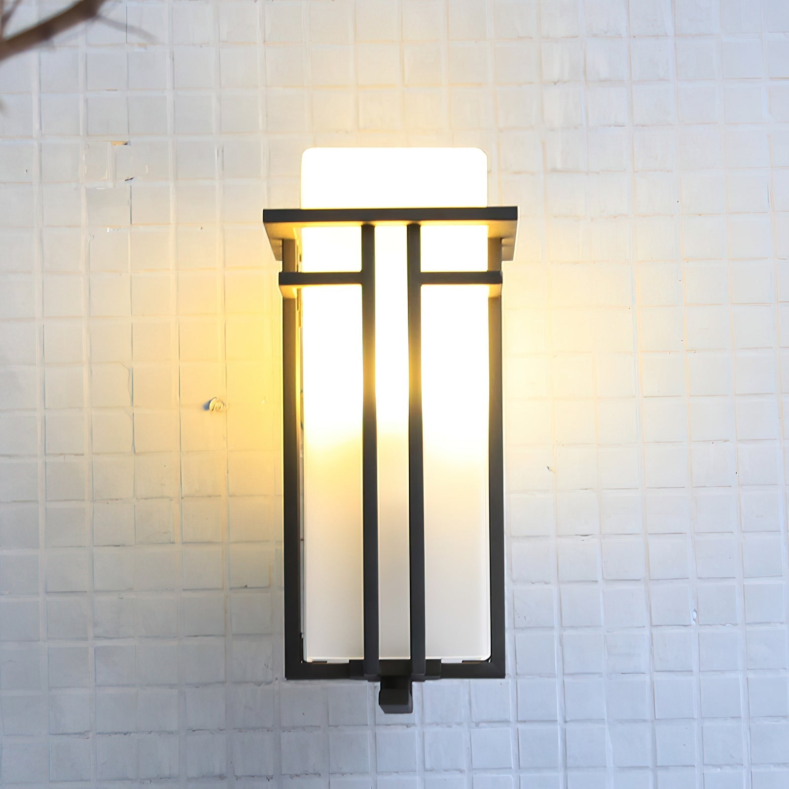 Linden Waterproof Iron Retro Outdoor Wall Sconce for Garden Entryway and Path Lighting