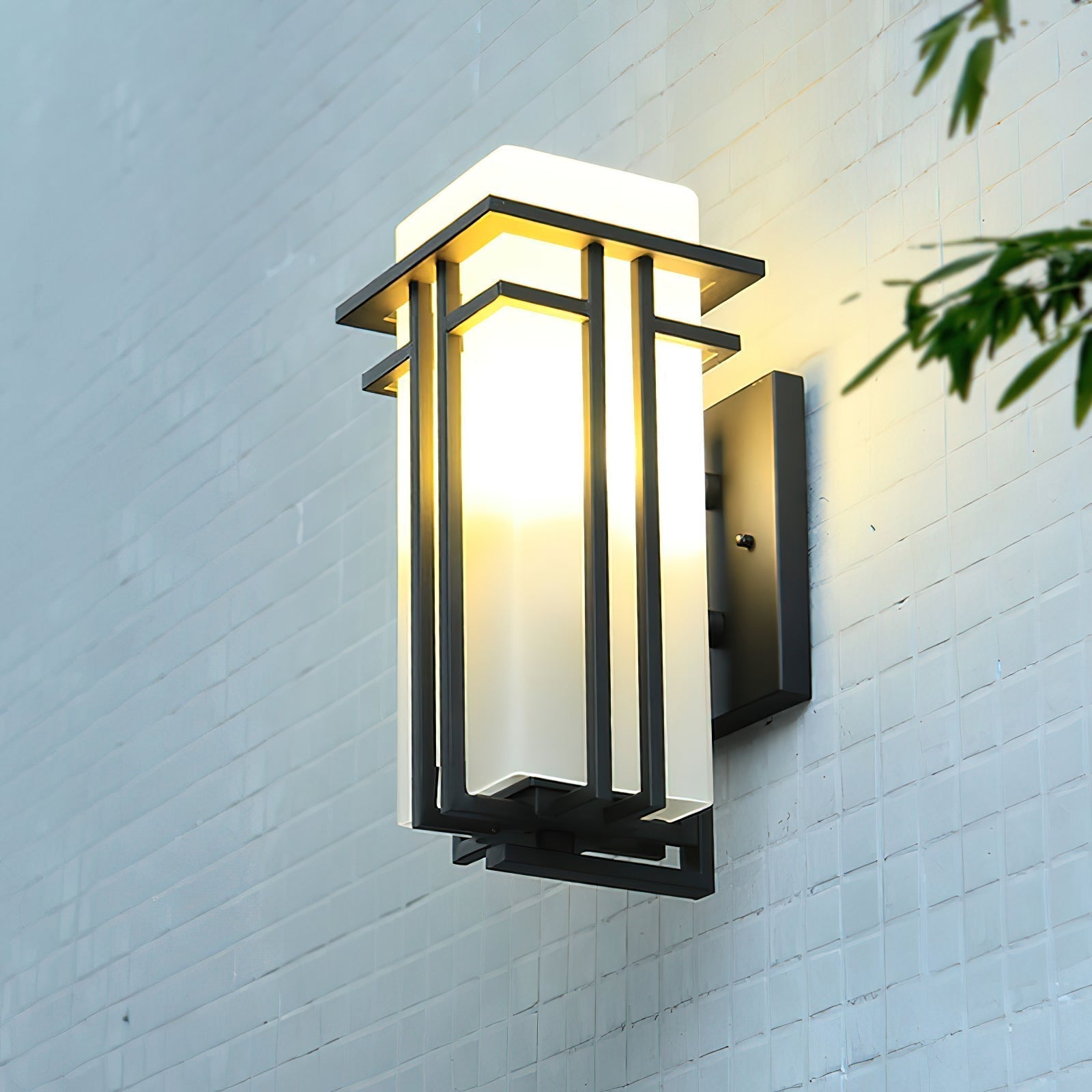 Linden Waterproof Iron Retro Outdoor Wall Sconce for Garden Entryway and Path Lighting