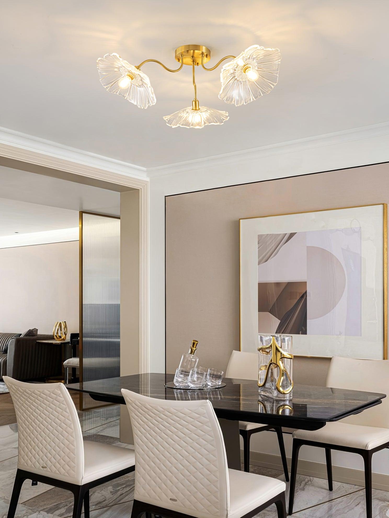 lotus-leaf-frosted-glass-ceiling-light-modern-gold-chandelier-for-living-room