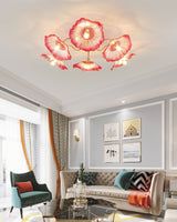 lotus-leaf-frosted-glass-ceiling-light-modern-gold-chandelier-for-living-room