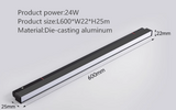 Low Profile Hidden Recessed LED Linear Channel Lights for Modern Interior Walls and Ceilings