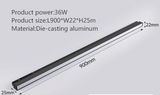 Low Profile Hidden Recessed LED Linear Channel Lights for Modern Interior Walls and Ceilings