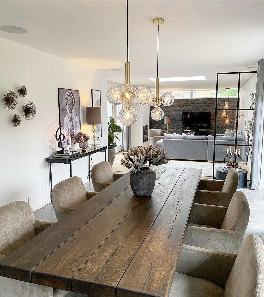 Luminae Glass Sphere Pendant Light Modern Nordic Hanging Lamp for Kitchen and Dining Room