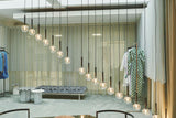 Luminae Glass Sphere Pendant Light Modern Nordic Hanging Lamp for Kitchen and Dining Room