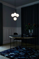 Luminae Glass Sphere Pendant Light Modern Nordic Hanging Lamp for Kitchen and Dining Room