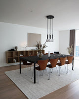 Luminae Glass Sphere Pendant Light Modern Nordic Hanging Lamp for Kitchen and Dining Room