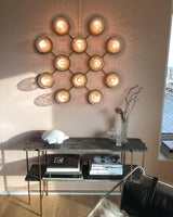 Lunara Modern Glass Globe Wall Sconce and Ceiling Light for Entryway or Hallway