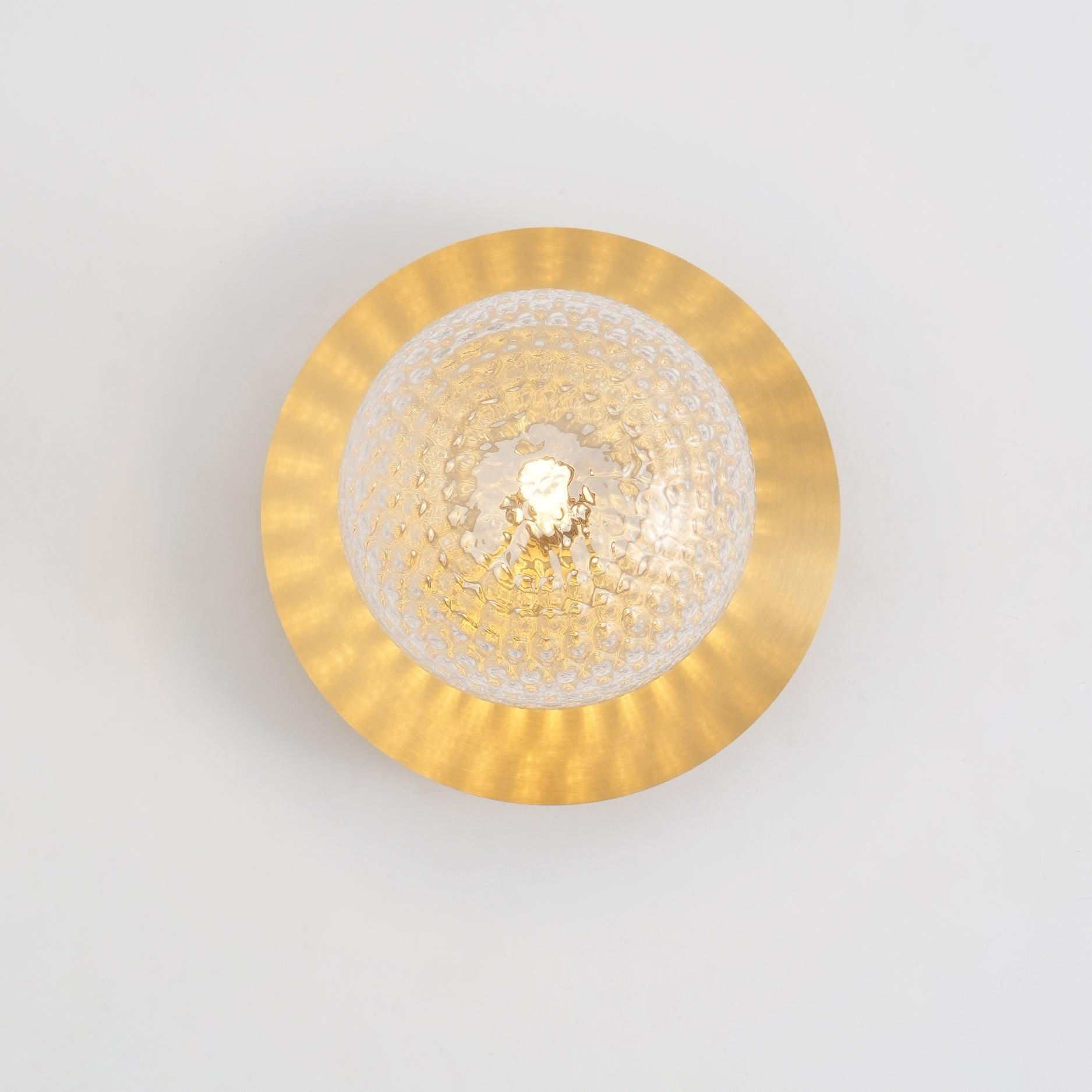 Lunara Modern Glass Globe Wall Sconce and Ceiling Light for Entryway or Hallway