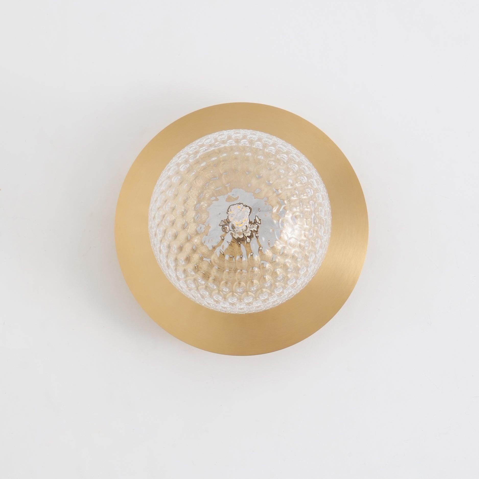 Lunara Modern Glass Globe Wall Sconce and Ceiling Light for Entryway or Hallway