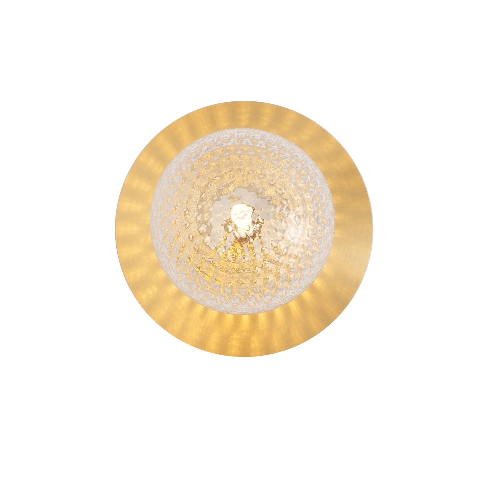 Lunara Modern Glass Globe Wall Sconce and Ceiling Light for Entryway or Hallway