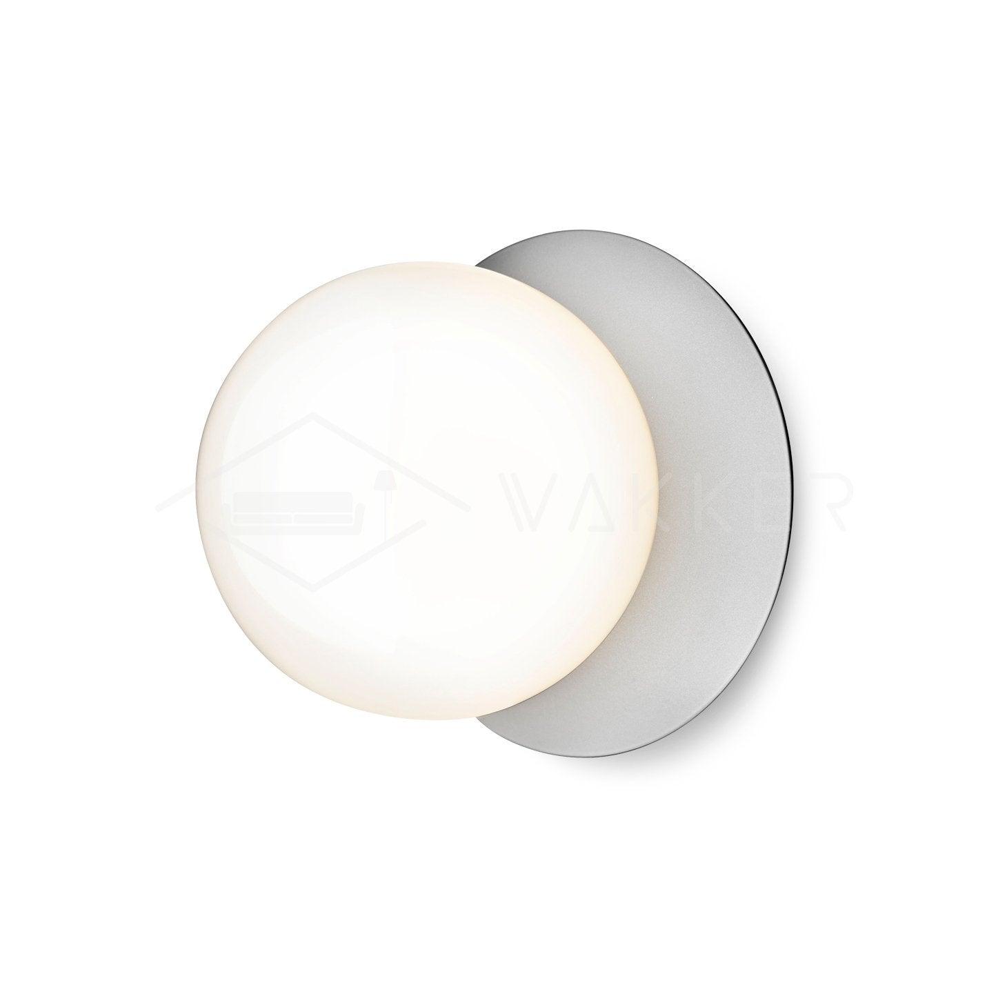 Lunara Modern Glass Globe Wall Sconce and Ceiling Light for Entryway or Hallway