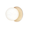 Lunara Modern Glass Globe Wall Sconce and Ceiling Light for Entryway or Hallway
