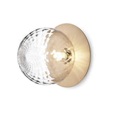 Lunara Modern Glass Globe Wall Sconce and Ceiling Light for Entryway or Hallway
