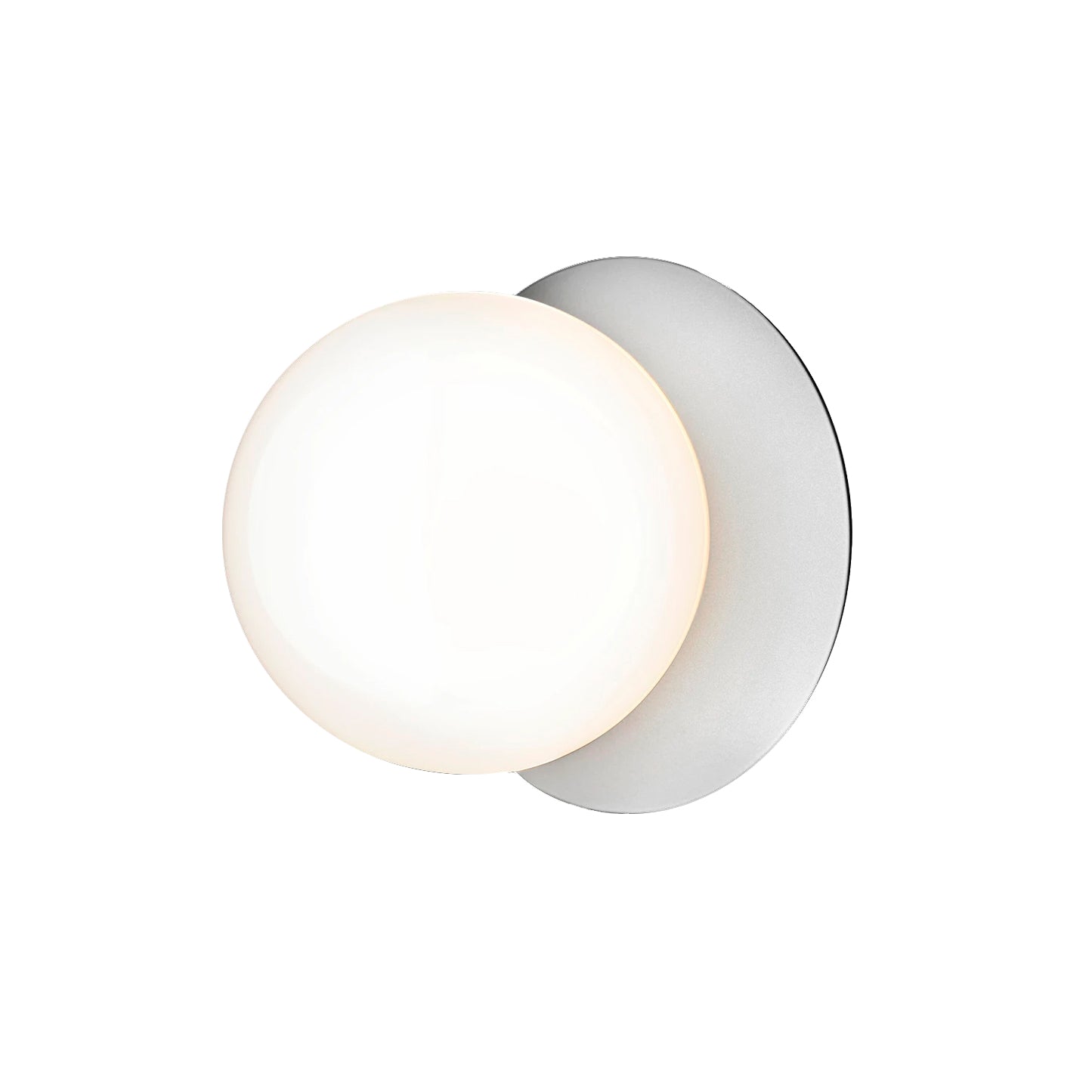 Lunara Modern Glass Globe Wall Sconce and Ceiling Light for Entryway or Hallway