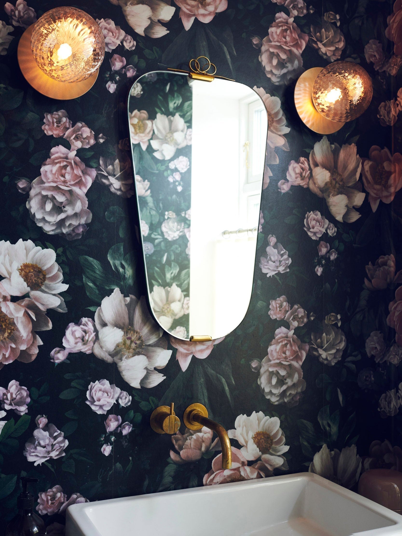 Lunara Modern Glass Globe Wall Sconce and Ceiling Light for Entryway or Hallway