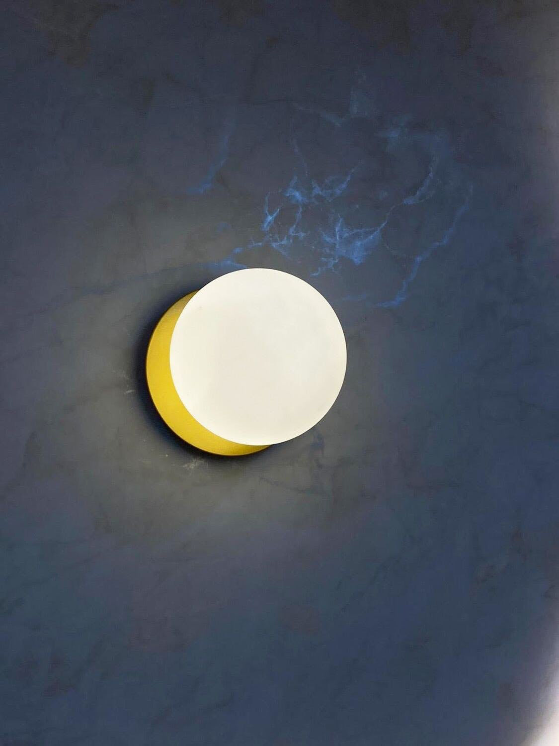Lunara Modern Glass Globe Wall Sconce and Ceiling Light for Entryway or Hallway