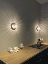 Lunara Modern Glass Globe Wall Sconce and Ceiling Light for Entryway or Hallway