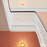 Lunara Modern Glass Globe Wall Sconce and Ceiling Light for Entryway or Hallway