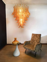 luxurious-murano-style-amber-glass-petal-chandelier-elegant-handcrafted-ceiling-light-fixture