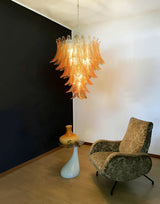 luxurious-murano-style-amber-glass-petal-chandelier-elegant-handcrafted-ceiling-light-fixture