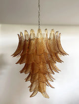luxurious-murano-style-amber-glass-petal-chandelier-elegant-handcrafted-ceiling-light-fixture