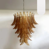 luxurious-murano-style-amber-glass-petal-chandelier-elegant-handcrafted-ceiling-light-fixture