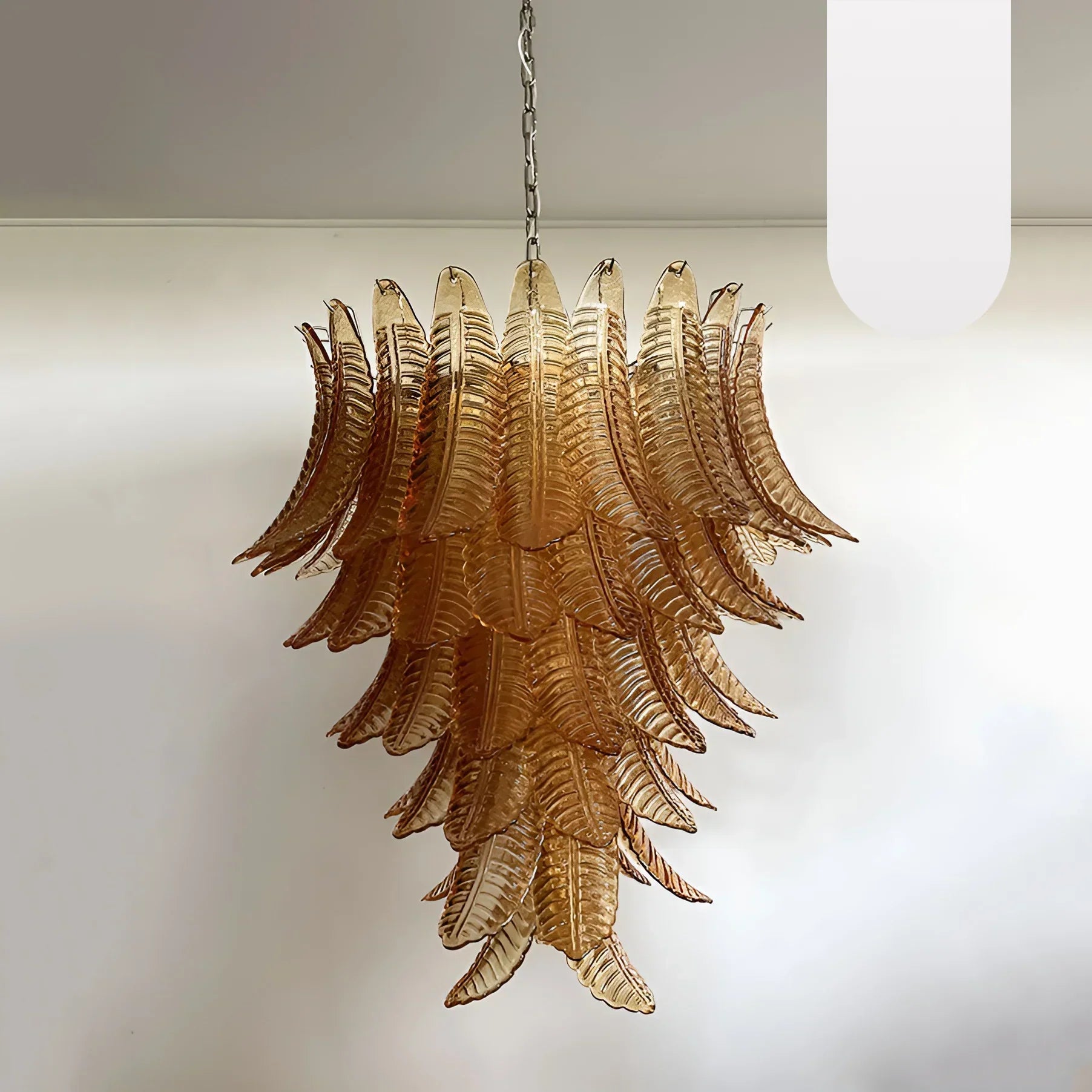 luxurious-murano-style-amber-glass-petal-chandelier-elegant-handcrafted-ceiling-light-fixture