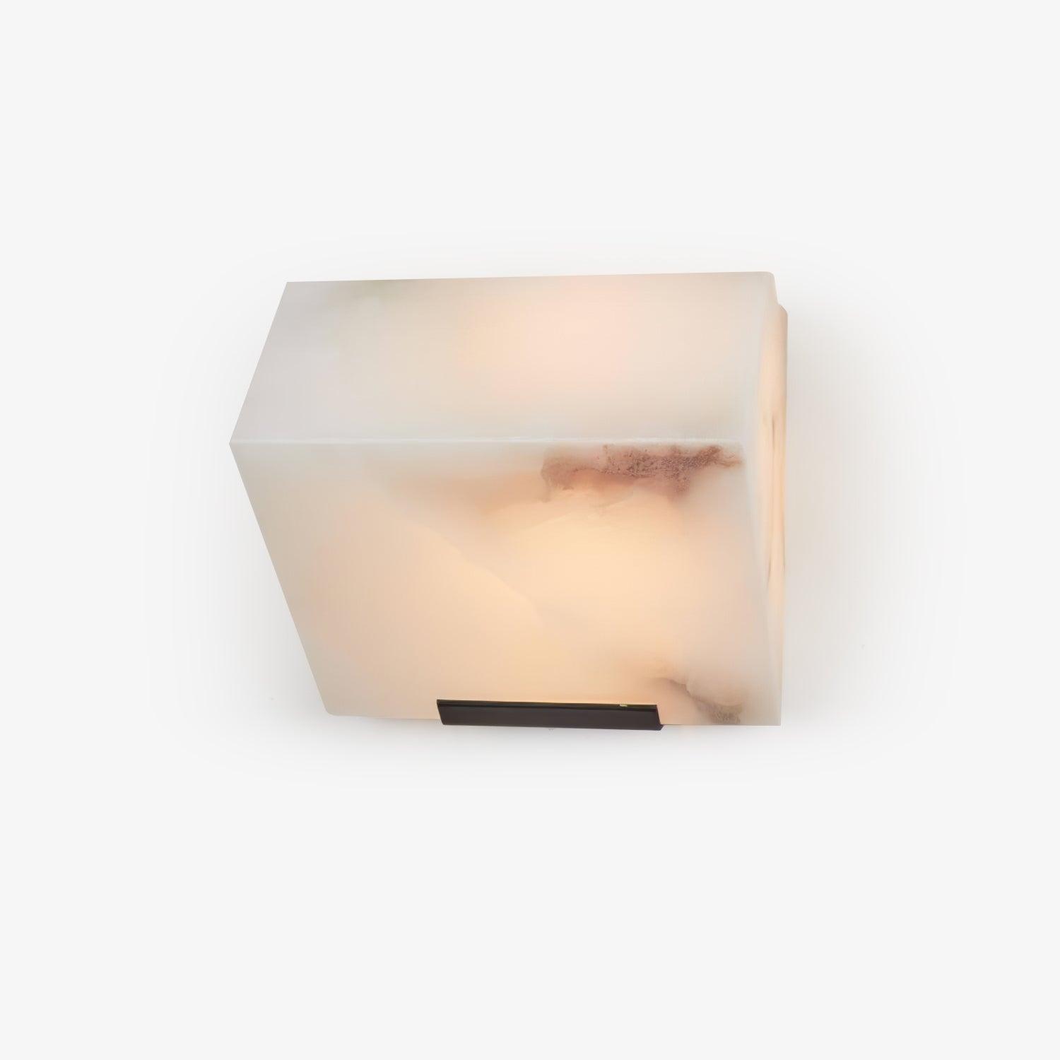 Luxury Alabaster LED Sconce Minimalist Wall Light for Staircase and Bedroom