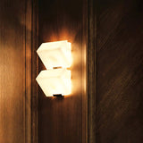 Luxury Alabaster LED Sconce Minimalist Wall Light for Staircase and Bedroom