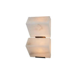 Luxury Alabaster LED Sconce Minimalist Wall Light for Staircase and Bedroom