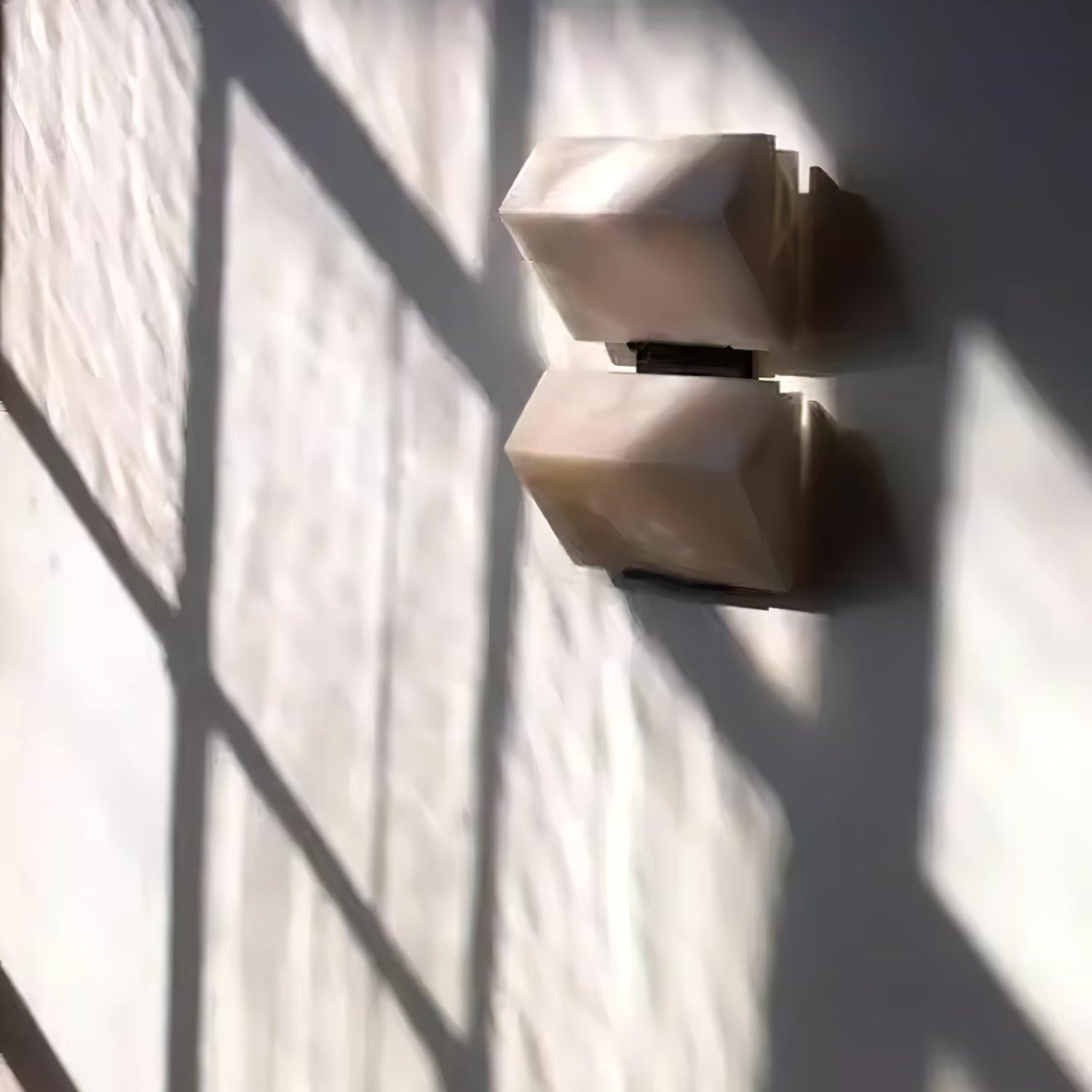 Luxury Alabaster LED Sconce Minimalist Wall Light for Staircase and Bedroom