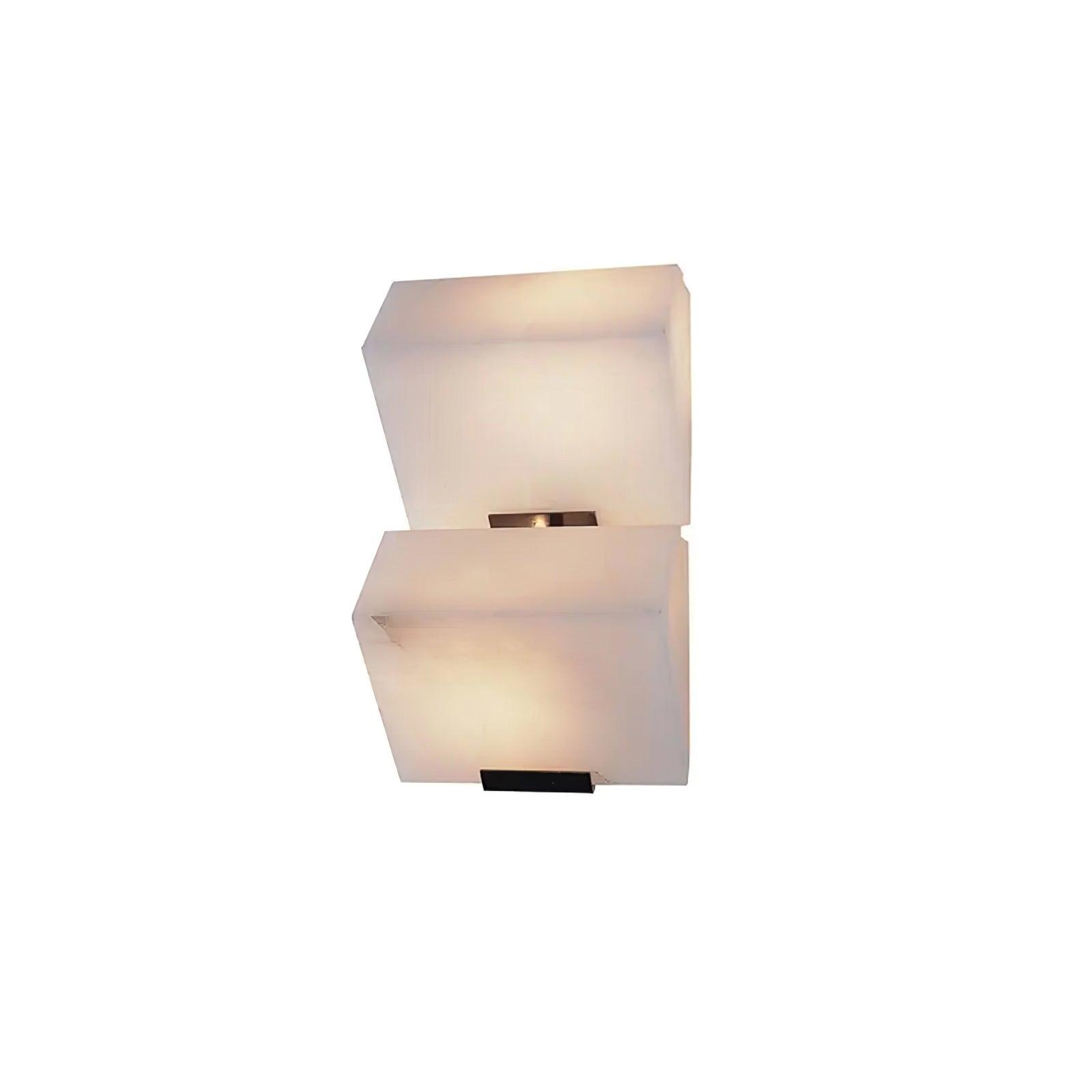 Luxury Alabaster LED Sconce Minimalist Wall Light for Staircase and Bedroom