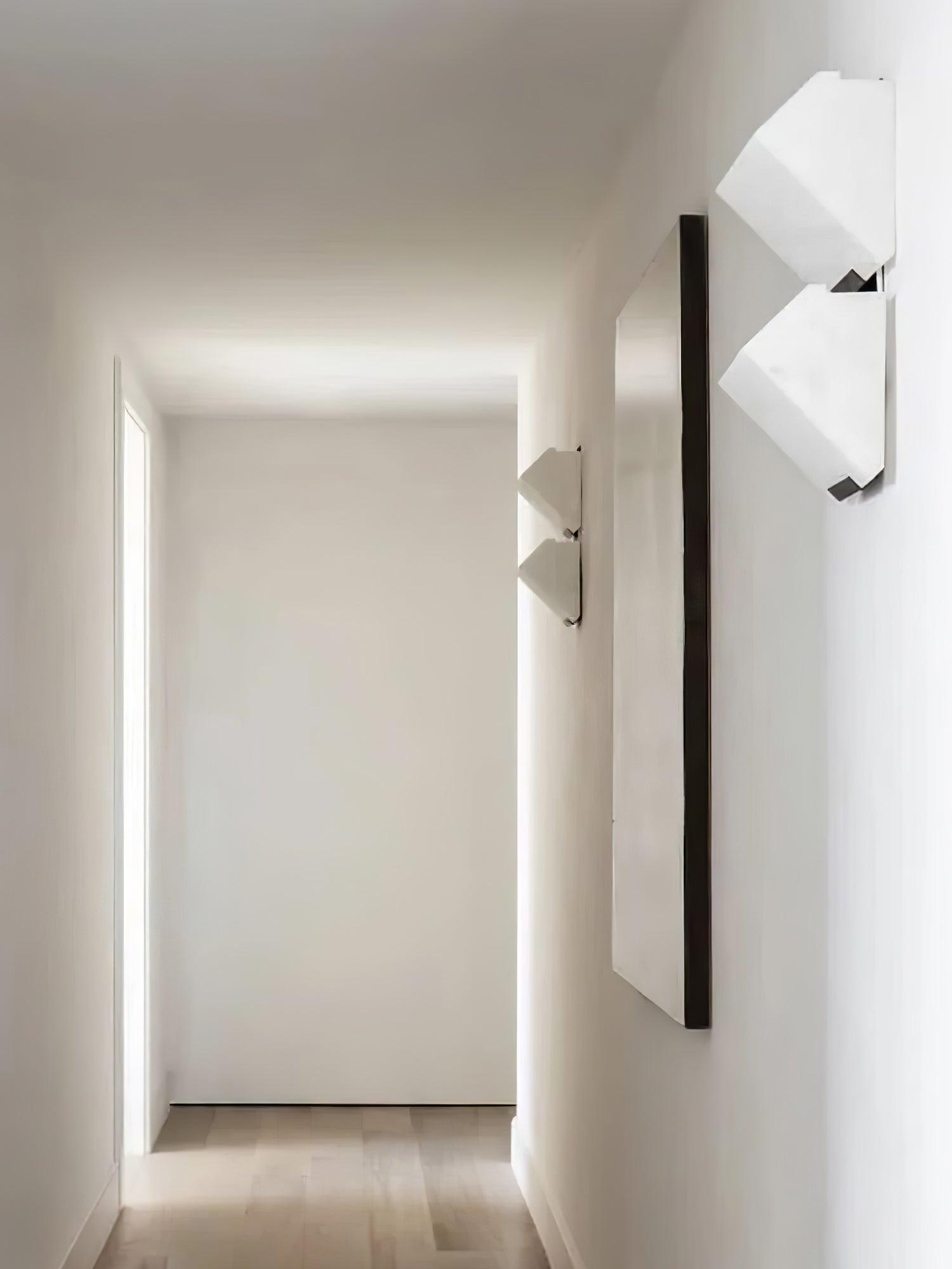 Luxury Alabaster LED Sconce Minimalist Wall Light for Staircase and Bedroom