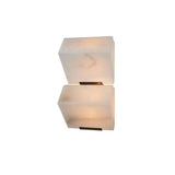 Luxury Alabaster LED Sconce Minimalist Wall Light for Staircase and Bedroom